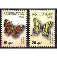 2009 Azerbaijan Mi.765-766 Butterflies 0.90 ?