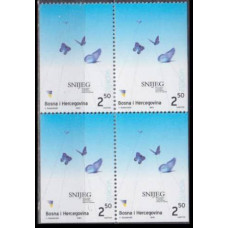 2003 Bosnia Herzegovina Mi.301/MH Butterflies 14,00