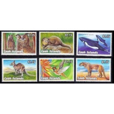 1992 Cook Islands Mi.1348-1353 Sea fauna