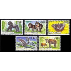 1993 Cook Islands Mi.1385-1389 Fauna