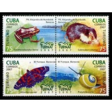 2007 Cuba Mi.4982-85Paar Insects 6.00 €