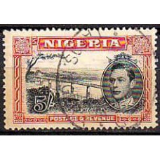 1942 Nigeria Michel 61C K 13 1/2 used 6.00 ?