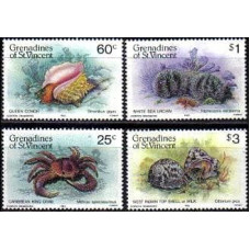 1985 Grenadines St V Michel 371-4 Sea fauna 7.50 ?