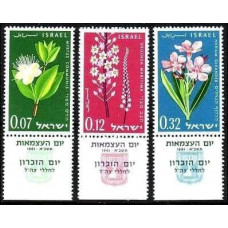 1961 Israel Michel 237-239 Flowers 1.20 ?