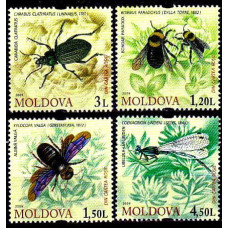 2009 Moldova Mi.658-661 Insects 6.80 ?