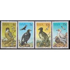 1975 South West Africa(SWA) Mi.402-405 Protected birds of prey 32,00 €