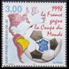 1998 St Pierre & Miquelon Mi.766 1998 World championship on football of France 1,50