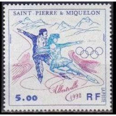 1992 St Pierre & Miquelon Mi.634 1992 Olympics Albertville 2,20
