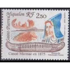 1990 St Pierre & Miquelon Mi.601 Boats 1,20
