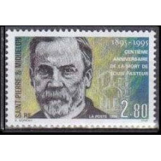 1995 St Pierre & Miquelon Mi.687 Louis Pasteur 1,90