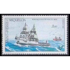 1989 St Pierre & Miquelon Mi.583 Ships 1,30