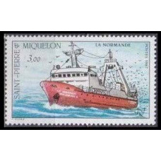 1987 St Pierre & Miquelon Mi.552 Ships 3,80