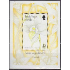1997 British Virgin Islands Mi.906/B91 Flowers 7,00