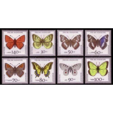 1991 Germany Mi.1512-1519 Butterflies 12.00 €