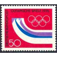 1976 Germany, West Mi.875 1976 Olympiad Innsbruck 1,20 €