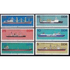 1982 Germany, East(DDR) Mi.2709-2714 Ships 2,50