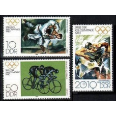 1980 Germany, East(DDR) Mi.2528-2530 1980 Olympic Moscow 2,00