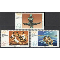 1980 Germany, East(DDR) Mi.2503-2505 1980 Olympic Moscow 2,40