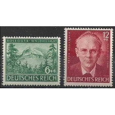 1943 Germany Reich Mi.855-856** Piter Rosseger 2,00 €