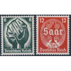 1934 Germany Reich Mi.544-545** Saar 90,00 €