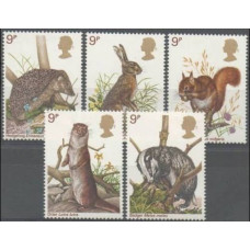 1977 Great Britain Mi.745-749 Fauna 2,00 €