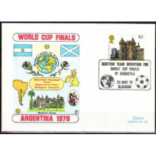 1978 Great Britain cover 1978 World championship on football of Argentina €