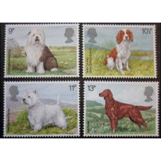 1979 Great Britain Mi.781-784 Dogs