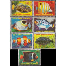 1979 Guinea Equatorial Mi.1469-1475 Sea fauna 3,50