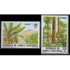 1983 Guinea Equatorial Mi.1642-1643 Trees 8,50