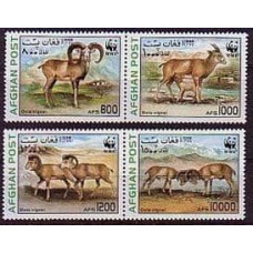 1998 Afghanistan Mi.1919-22Paar WWF / Fauna 5,50 €