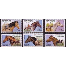 1999 Afghanistan Mi.1903-1908 Horses 5,00 €