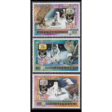 1989 Aitutaki Mi.654-656 Apollo 11 14,00 €