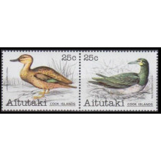 1981 Aitutaki Mi.390-391Paar Birds 5,60 €