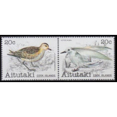 1981 Aitutaki Mi.388-389Paar Birds 4,80 €