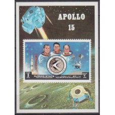 1972 Ajman Mi.1263/B345b Apollo 15 / Future Exploration 6,00 €