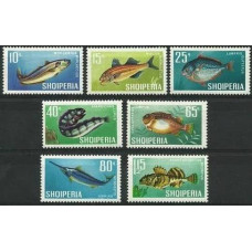 1967 Albania (SHQIPERIA) Mi.1131-1137 Sea fauna 10,00 €