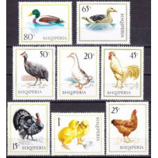 1967 Albania (SHQIPERIA) Mi.1213-1220 Domestic fowl 9,00 €
