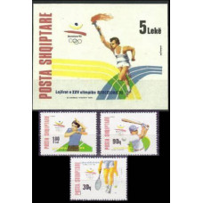 1992 Albania (SHQIPERIA) Mi.2502-2504+B96 1992 Olympiad Barselona 8,00 €