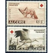 1957 Algeria Mi.365-366 Fauna 14,00 €