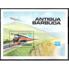 1986 Antigua & Barbuda Mi.948/B110 Locomotives 6,00 €