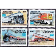 1986 Antigua & Barbuda Mi.944-947 Locomotives 7,00 €