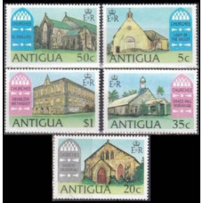 1975 Antigua Mi.368-372 Architecture 1,80 €