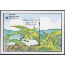 1990 Antigua & Barbuda Mi.1338/B175 Flowers 6,00 €