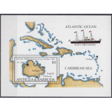1985 Antigua & Barbuda Mi.898/B100 Ships 5,00 €