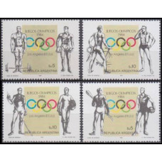 1984 Argentina Mi.1696-1699 1984 Olympic in Los Angeles