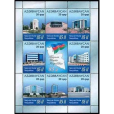 2009 Azerbaijan Mi.745-752KL Architecture 6.40 €