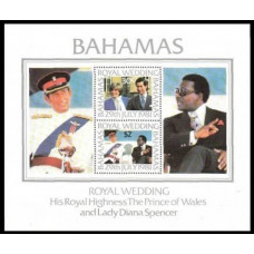 1981 Bahamas Mi.80-81/B33 Diana 9.00 €