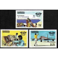 1979 Barbuda Mi.447-449 Planes 2,20 €