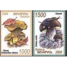 2008 Belarus Mi# 720-721 Flora Edible Mushrooms