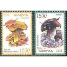 2008 Belarus Mi.720-21 Mushrooms 2.50